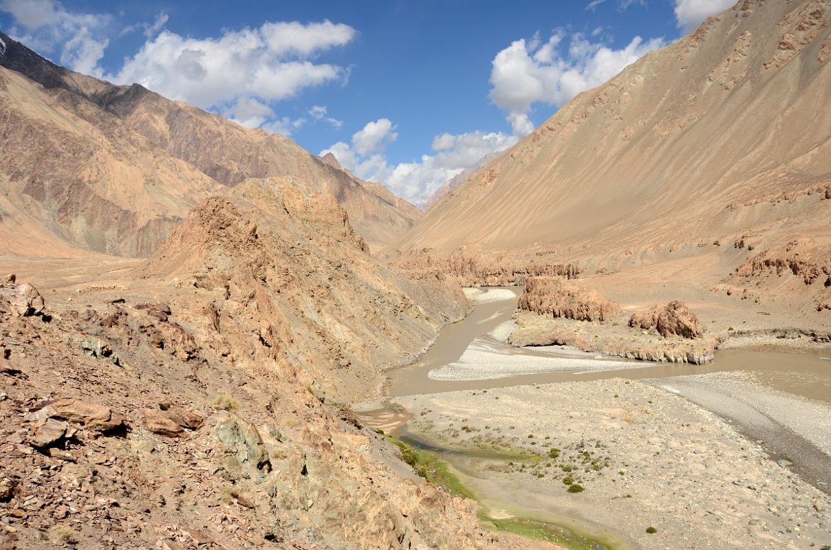 22 River Next To Yilik Village On The Way To K2 China Trek
